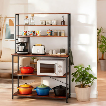 Kitchen Shelf with Worktop and Storage Space