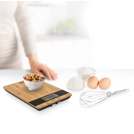 Kitchen scale Bamboo 5kg 492944 Kitchen scale Pure