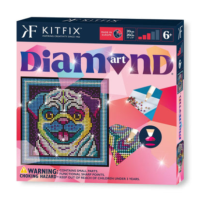 Set DIY Kitfix Diamond Art Pug