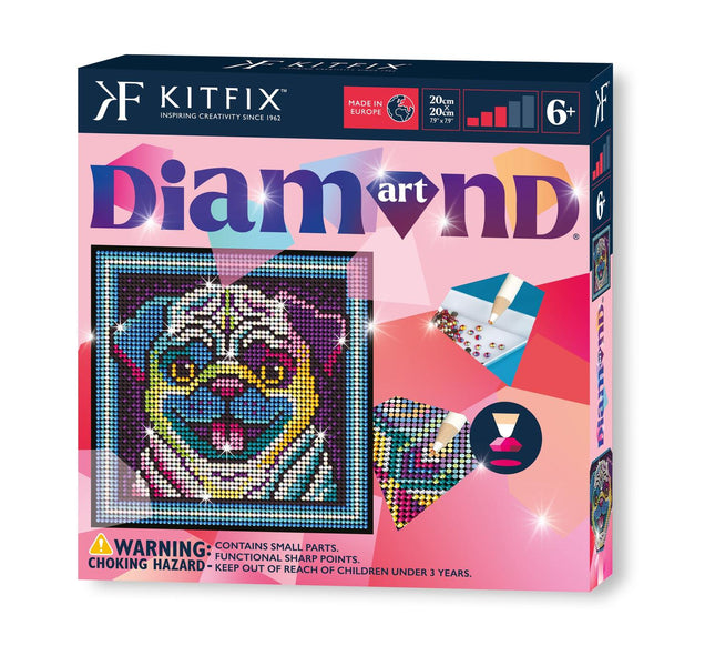 Set DIY Kitfix Diamond Art Pug