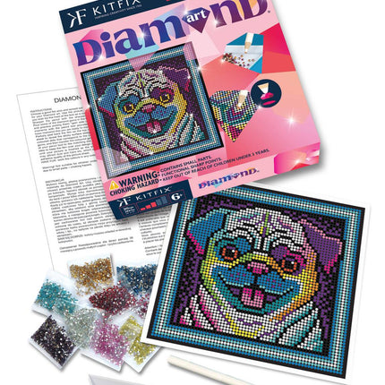 Set DIY Kitfix Diamond Art Pug