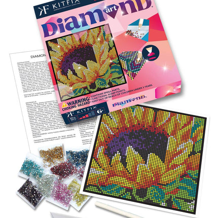 Set DIY Kitfix Diamond Art Sunflower