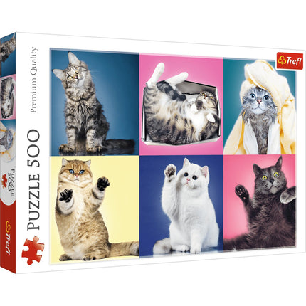 Kittens Puzzle de 500 de piese pentru copii și adulți