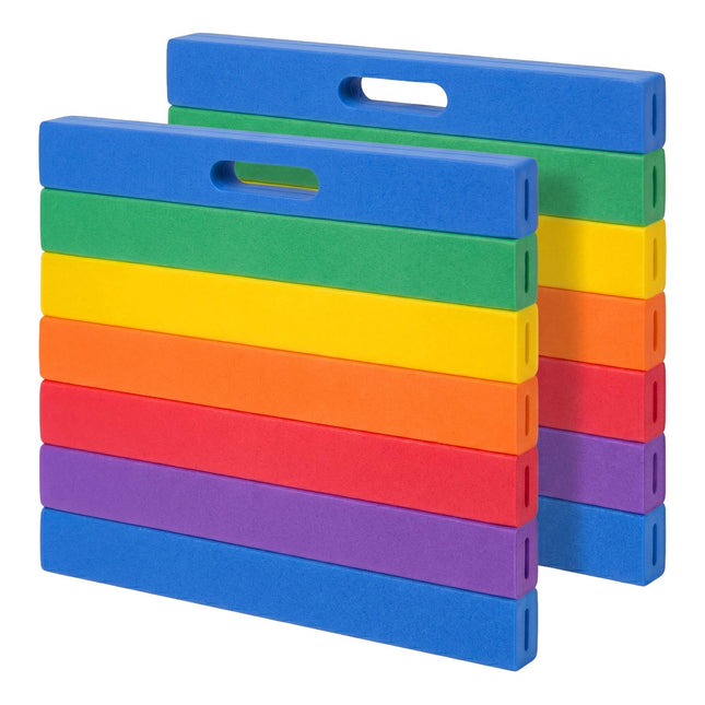 Genunchiere cu mâner, spumă EVA, set de 2, multicolore