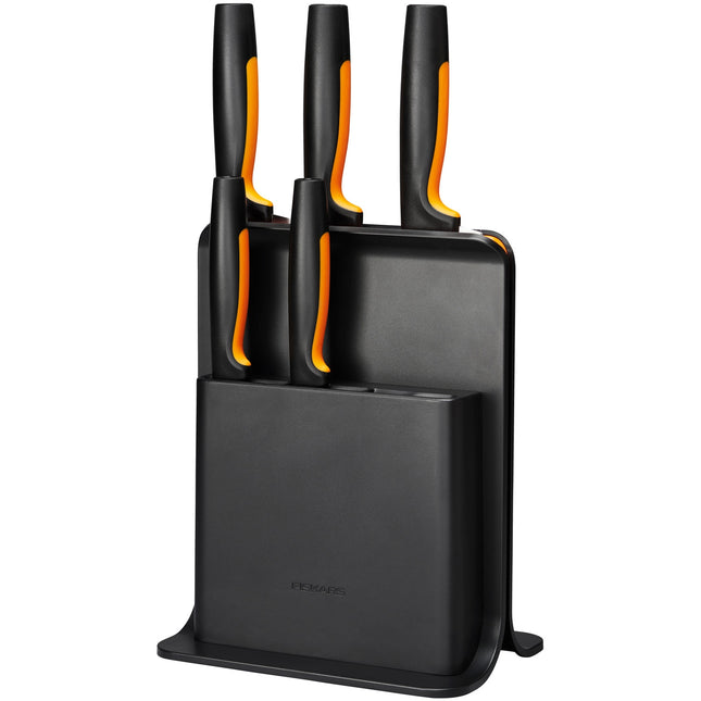 Knife block in plastic with 5 knives FF