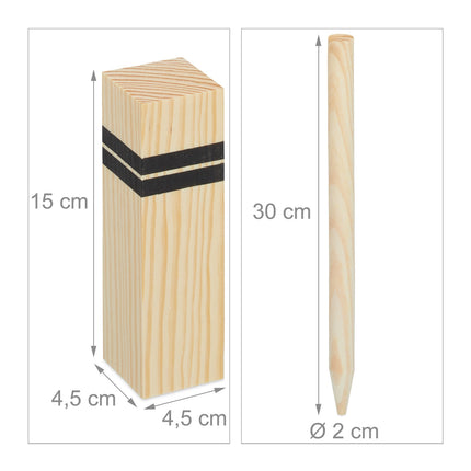 Kubb viking game