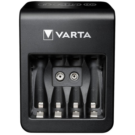 LCD Plug Charger+ AA/AAA/9V + USB incl. 4xAA
