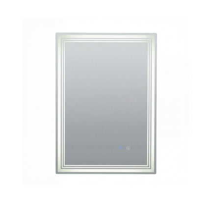 Oglindă de baie cu LED, anti-aburire, memorie, 70x50 cm