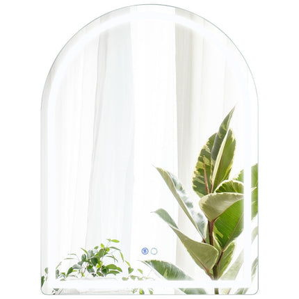 Oglinda Baie LED cu Antiaburire, 60x80 cm, Iluminare Duala
