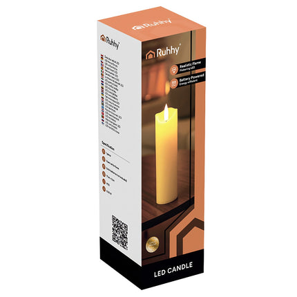 LED Candle Insert, Flickering Flame, 17x5cm, 1 Piece