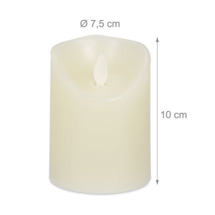 Set de 4 lumanari LED cu functie de cronometru