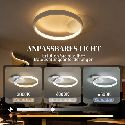 Lampă de tavan LED, temperatură de culoare reglabilă, 30W, alb