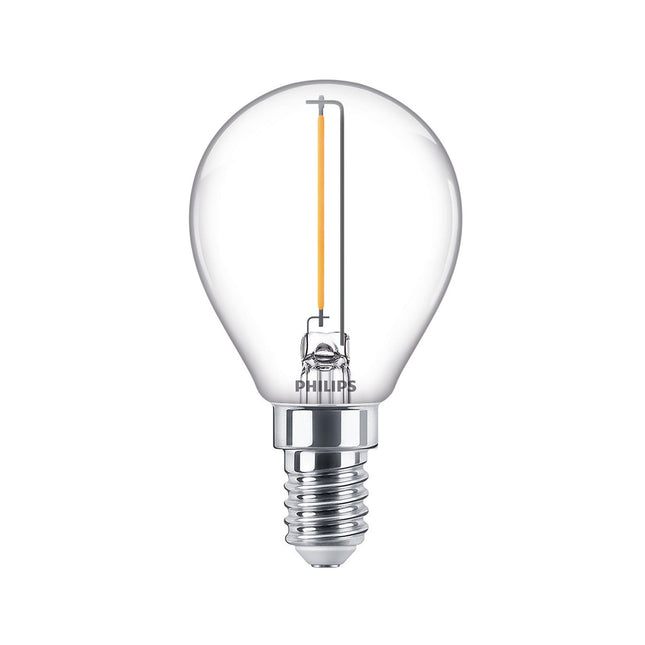 LED E14 Globe 15W Clear 136lm
