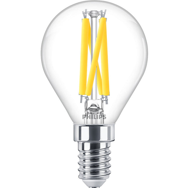 LED E14 Globe 3.4W (40W) Clear Dim WarmGlow 470