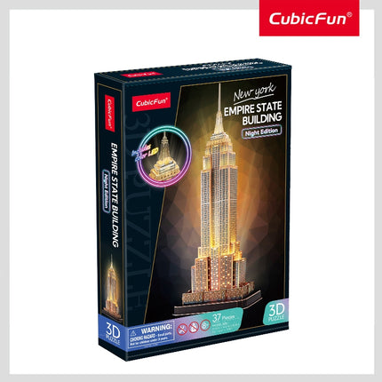 Puzzle 3D LED Empire State Building pentru adulți și copii