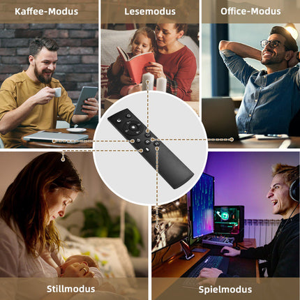 Lampă de podea LED – reglabilă intensitate 3000-6000K, cu telecomandă