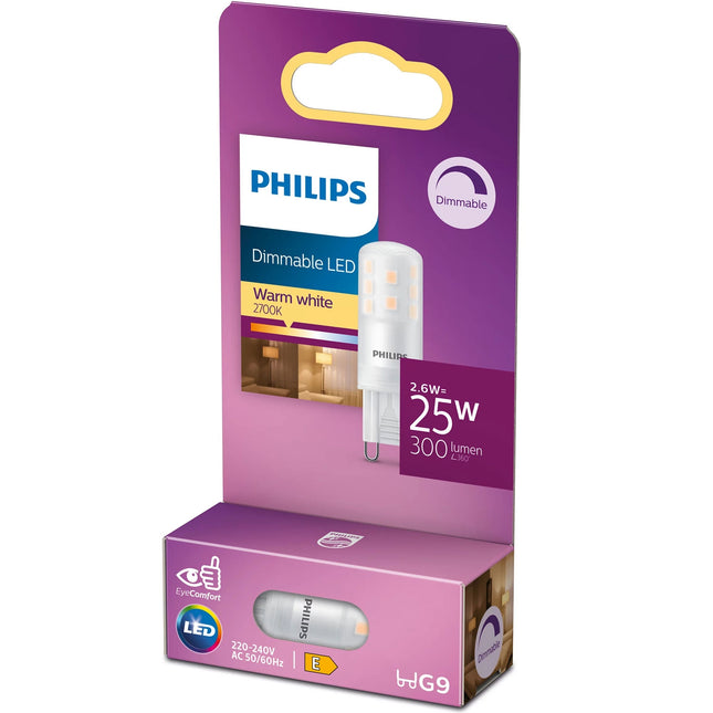 LED G9 Capsule 25W Dimmable 345lm