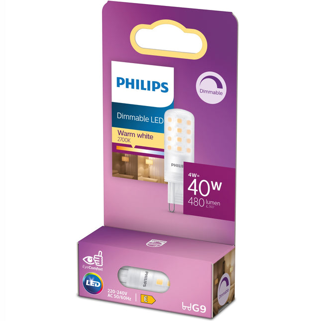 LED G9 Capsule 4W (40W) Dimmable 480lm