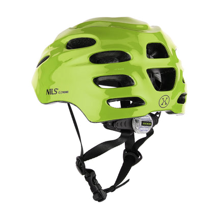 Casca LED Verde, XXS (48-54 cm), Nils Extreme