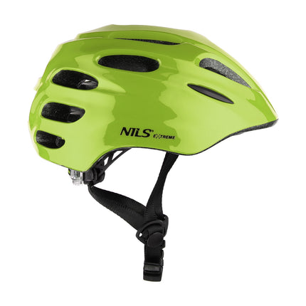 Casca LED Verde, XXS (48-54 cm), Nils Extreme