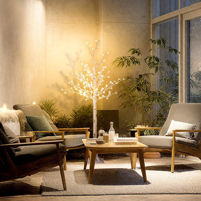 Arborele cu lumină LED, 150 cm, alb cald, utilizare în interior/exterior