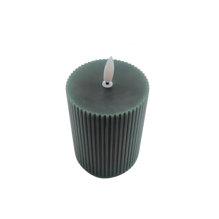 LED Real-Wax Flameless Candles, Flickering Flame, 4-Pack
