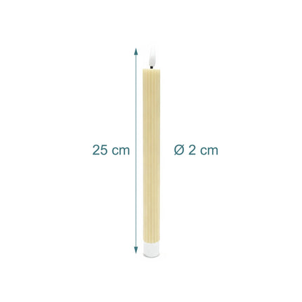 Lumânări LED cu flacără pâlpâitoare, set de 4