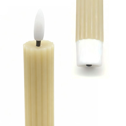 Lumânări LED cu flacără pâlpâitoare, set de 4