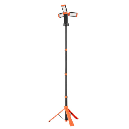 LED Work Light With Tripod Stand, 2200lm, Rechargeable 10Ah