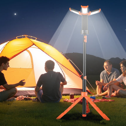 LED Work Light With Tripod Stand, Rechargeable, 2200 Lumens