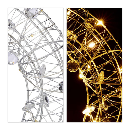 Lumină LED pentru cununiță, 25 cm - Alb cald, utilizare în interior