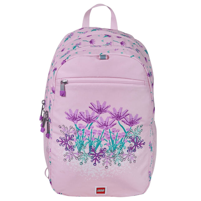 Rucsac extins LEGO cu design floral și capacitate mare