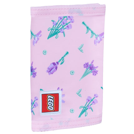 Portofel LEGO cu design floral pentru copii și adulți