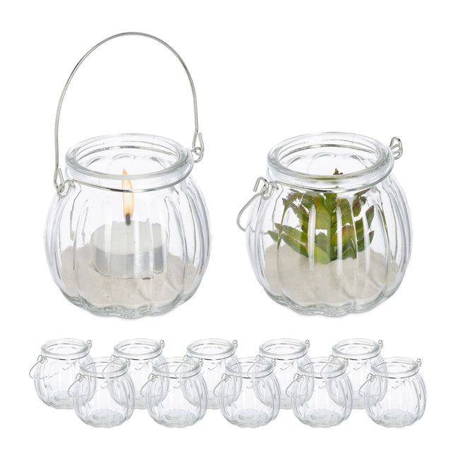 Set de 12 pahare felinar