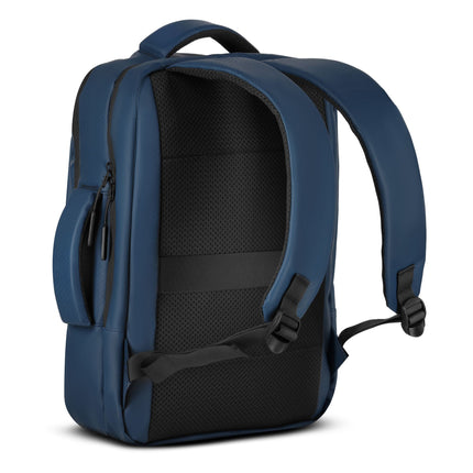 Rucsac pentru laptop, albastru, port de încărcare USB-C, 15L