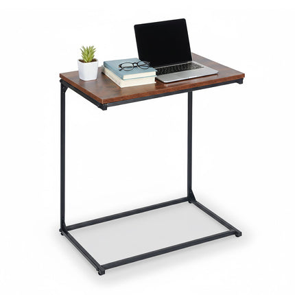 Măsuță laterală pentru laptop - înclinabilă, antiderapantă, în formă de C