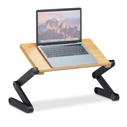 Suport pentru laptop Bamboo Aluminium
