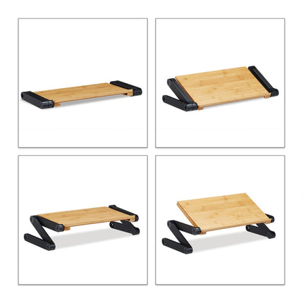 Suport pentru laptop Bamboo Aluminium