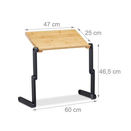 Suport pentru laptop Bamboo Aluminium