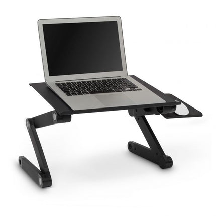 Laptop stand with adjustable fan