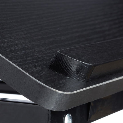 Masa laptop pentru pat neagra