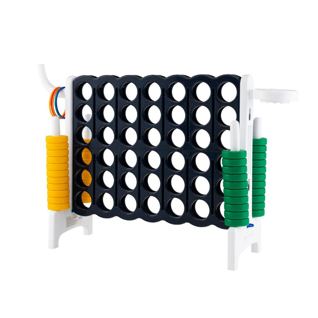 Set mare de 4 la rând Jumbo 4 la rând 84 x 33 x 79 cm Negru + Alb