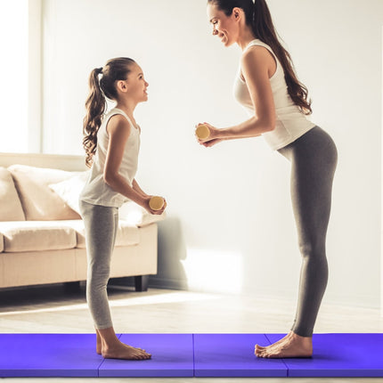 Saltea de gimnastică pliabilă mare cu mânere, grosime 5 cm