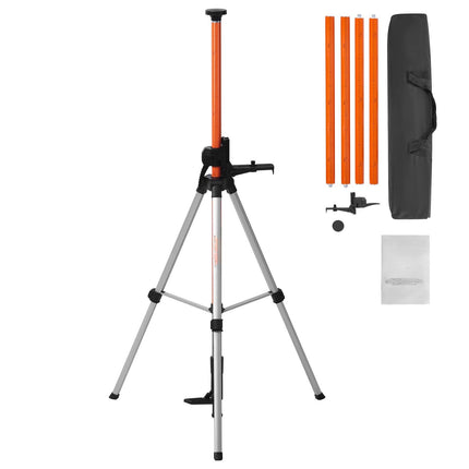 Laser Level Tripod, 1/4-20 and 5/8-11, 1040–3400 mm