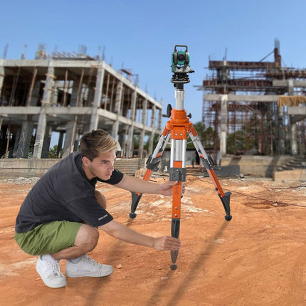 Laser Level Tripod Stand, 5/8-11 Mount, 27-68 in