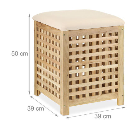 Cos de rufe cu scaun nuc