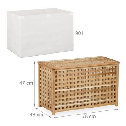 Cos de rufe din nuc cu sac