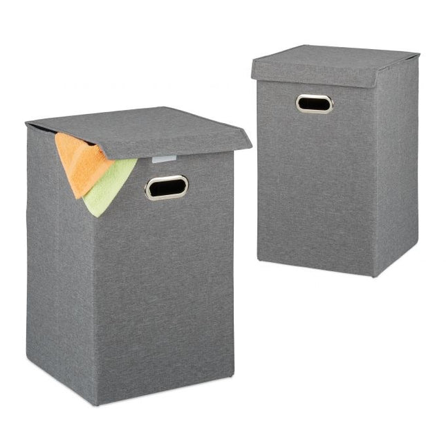 Set de 2 cosuri de rufe pliabile