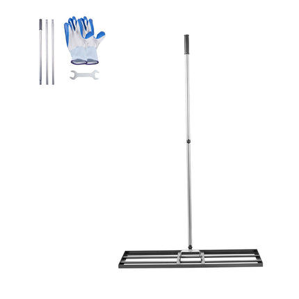 Lawn Leveling Rake, 36x10 in Plate, 83.9 in Handle