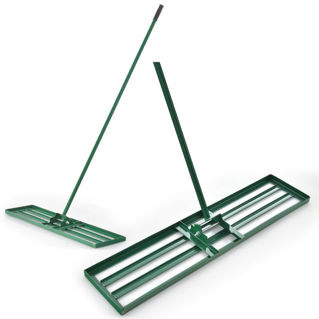 Grebla de nivelare a gazonului cu maner ergonomic, 91x25 cm